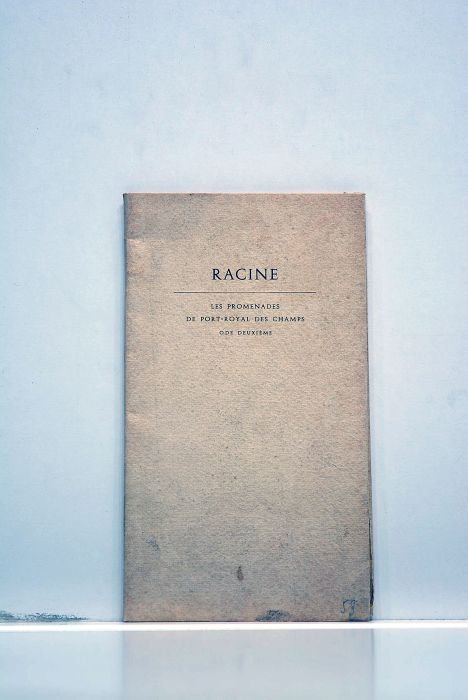 Les Promenades de Port-Royal des Champs. Ode deuxième.