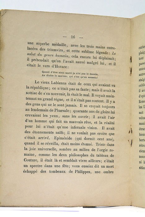 Les Propos de Labiénus.