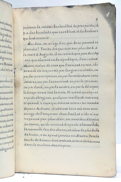 Les propos de T. Labienus.