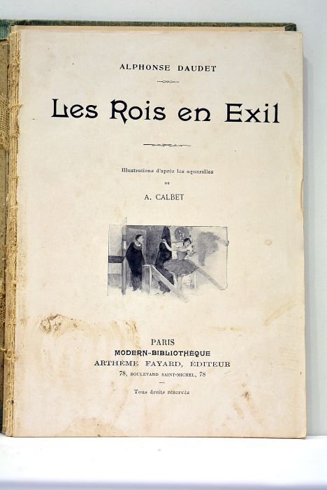 Les Rois en exil. Illustrations d'après les aquarelles de A. …