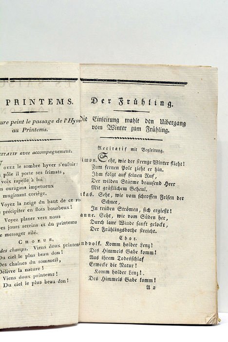 Les Saisons, mises en musique par Joseph Haydn.
