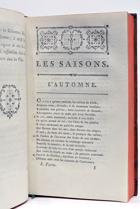 Les Saisons, Poëme.