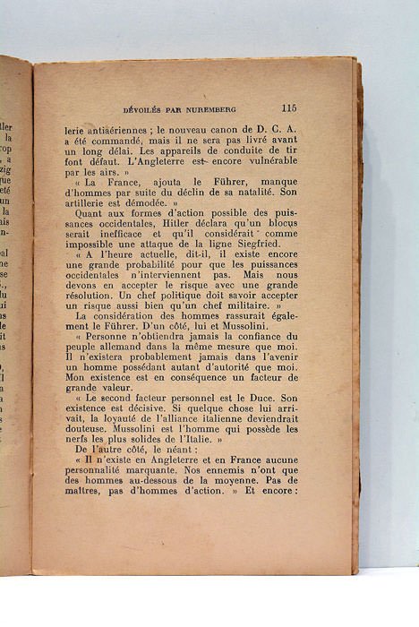 Les Secrets de la Guerre dévoilés par Nuremberg.