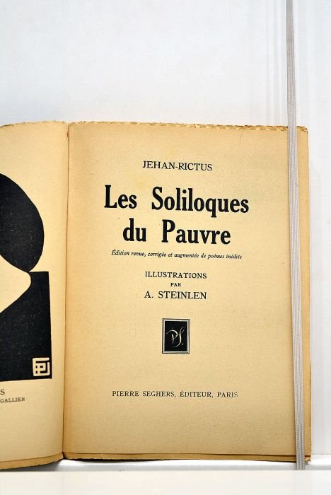 Les soliloques du pauvre. Edition revue, corrigée et augmentée de …