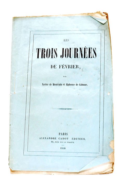 Les trois journées de Février.