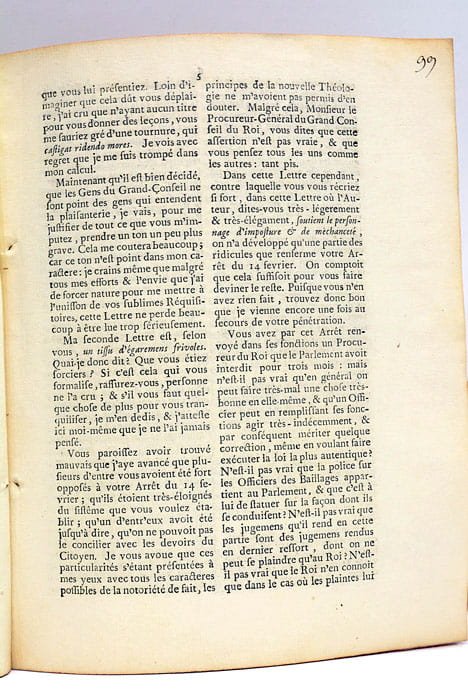 LETTRE À MONSEIGNEUR LE PROCUREUR GËNËRAL et à Messieurs Les …