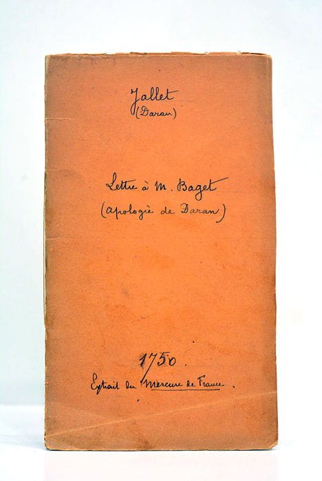 Lettre de M. Jallet, Maître en Chirurgie à Paris, à …