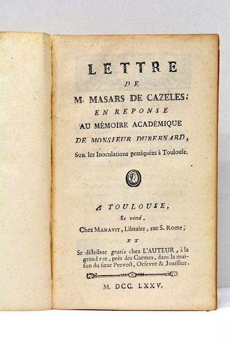 Lettre en réponse au mémoire académique de monsieur Dubernard, sur …