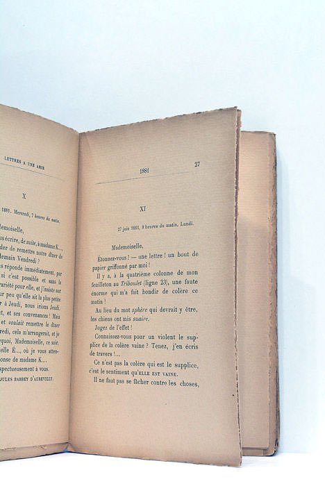 Lettres à une Amie. 1880-1887. Deuxième édition.