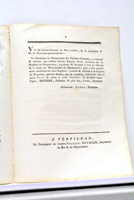 LETTRES-PATENTES du Roi, sur un décret de l'Assemblée Nationale, portant …
