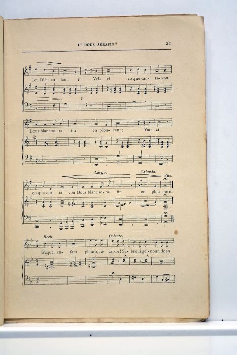 Li nouvè. Mis en musique, avec accompagnement de piano ou …