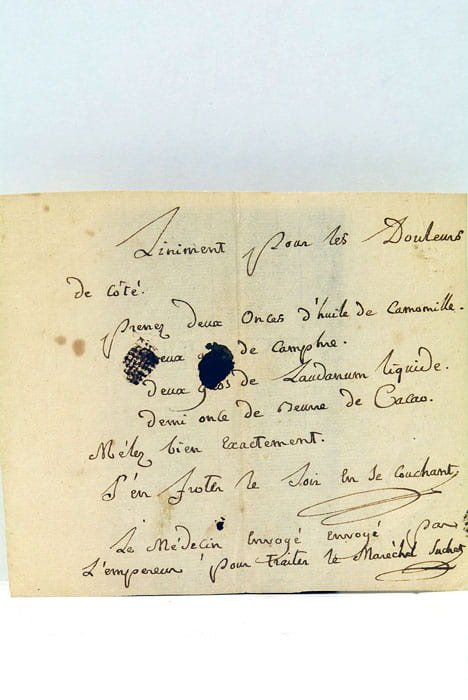 LINIMENT pour les douleurs de côté….