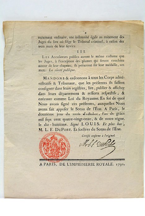 Loi concernant les dépenses à faire pour l'établissement des Tribunaux …