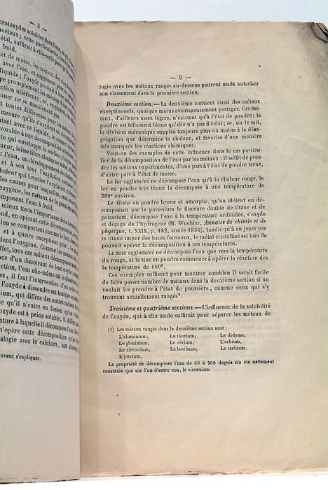 Loi Nouvelle régissant les différentes propriétés chimiques, et permettant de …