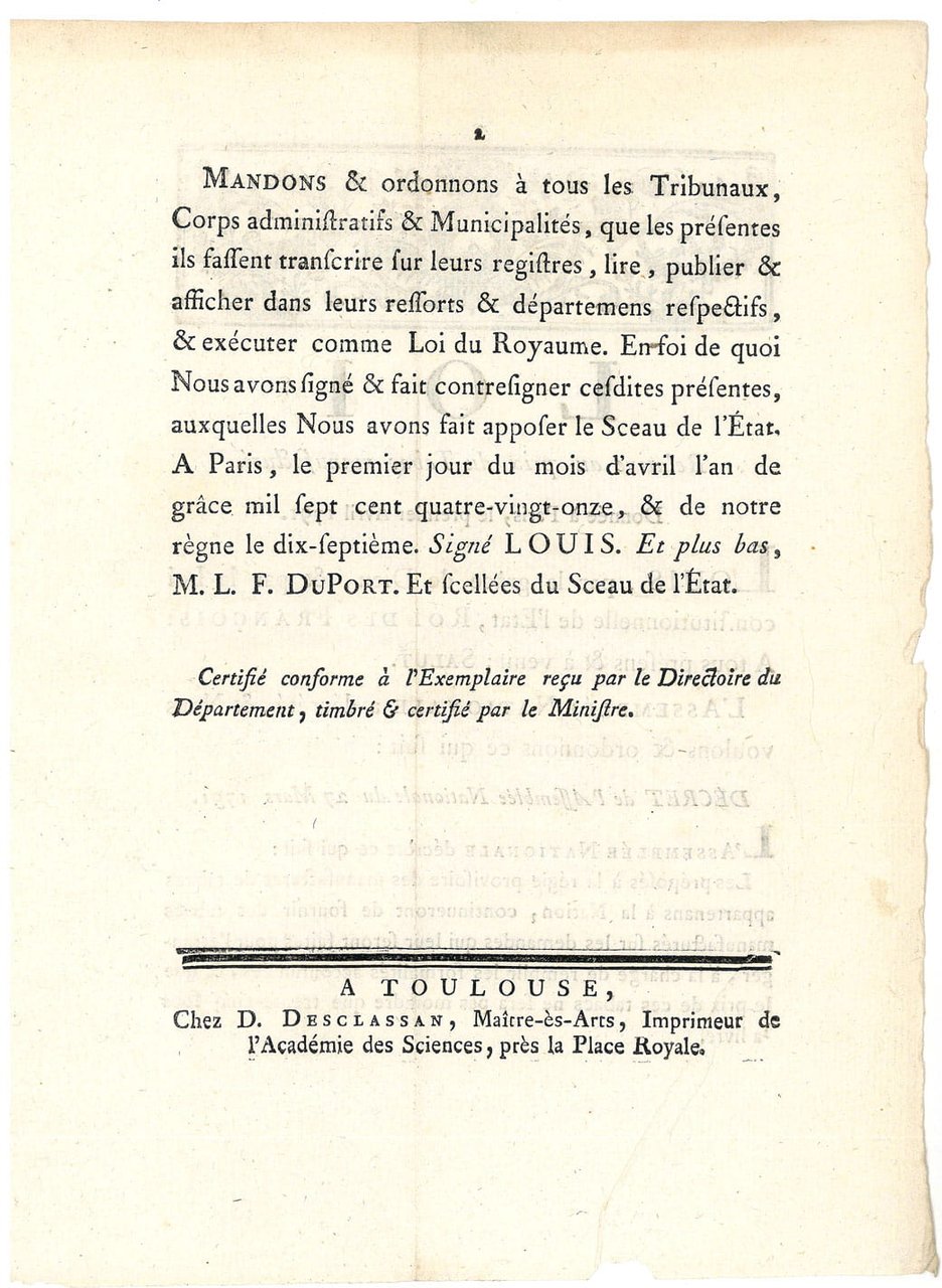 LOI RELATIVE au prix du Tabac manufacturé.
