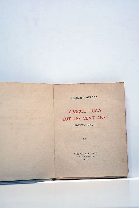 Lorsque Hugo eut les cent ans. - Indications -.