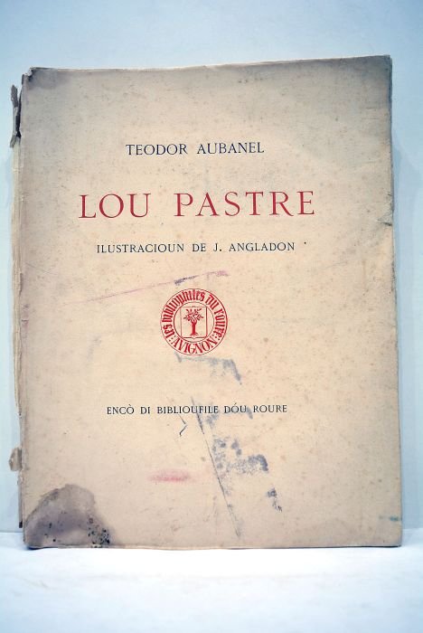 Lou Pastre. Dramo en cinq ate. Ilustracioun de J. Angladon.
