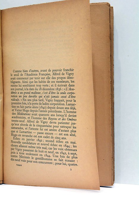 M. de Vigny Homme d'ordre et poète.