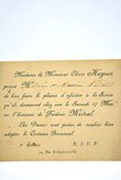 MADAME et MONSIEUR Clovis Hugues prient Madame et Monsieur Nadar …