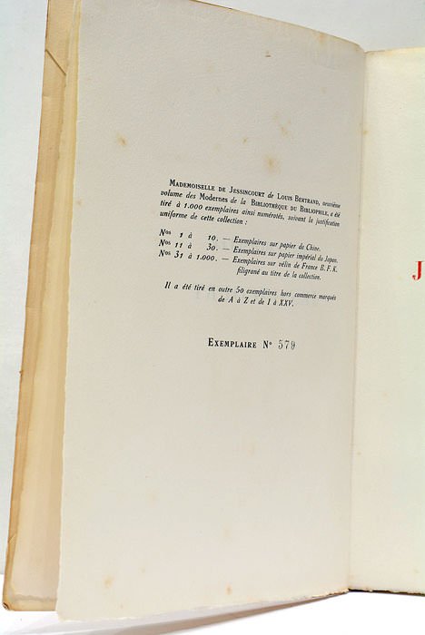 Mademoiselle de Jessincourt.