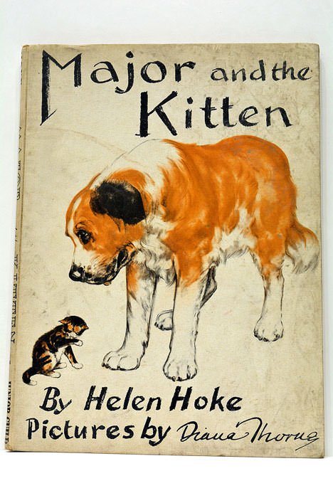 Major and the Kitten. Pictures by Diana Thorne.