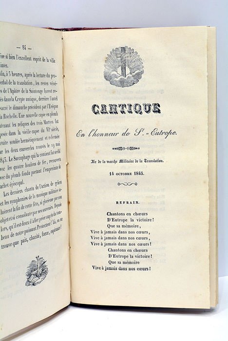 Manuel ou Recueil Historique et Moral. Saint Eutrope, son Tombeau, …