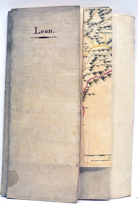 Mapa Geográfico de una parte de la provincia de León: …