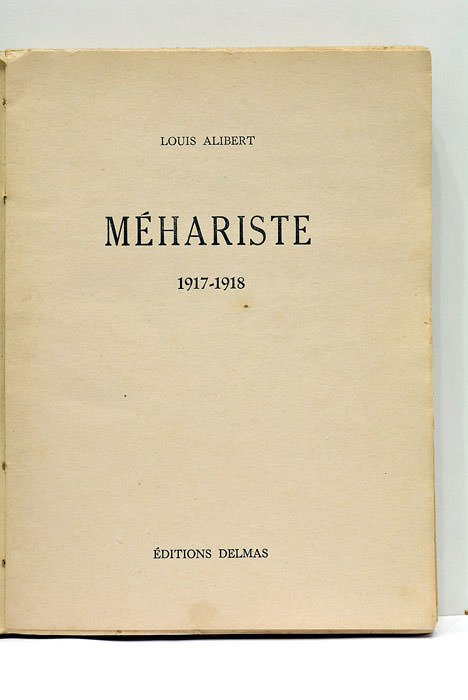 Méhariste. 1917-1918.