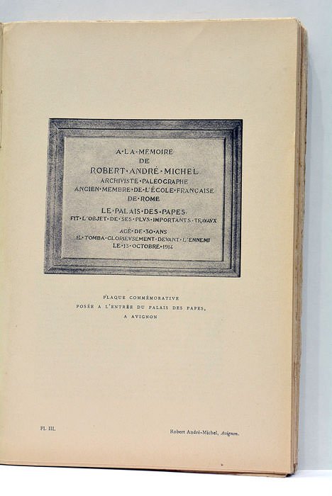 Mélange d'Histoire et d'Archéologie. Avignon. Les Fresques du Palais des …