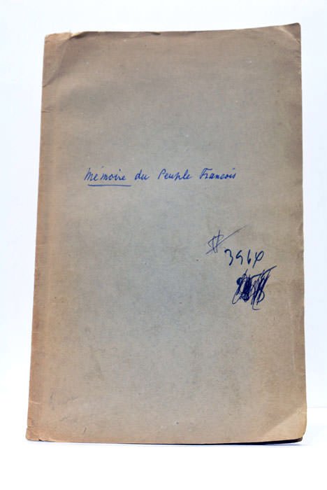 MÉMOIRE du peuple François au Roi.