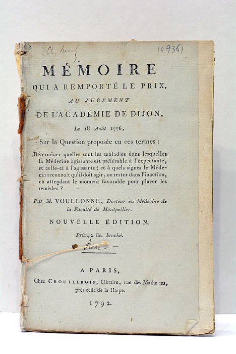 Mémoire qui a remporté le prix, au jugement de l'Académie …