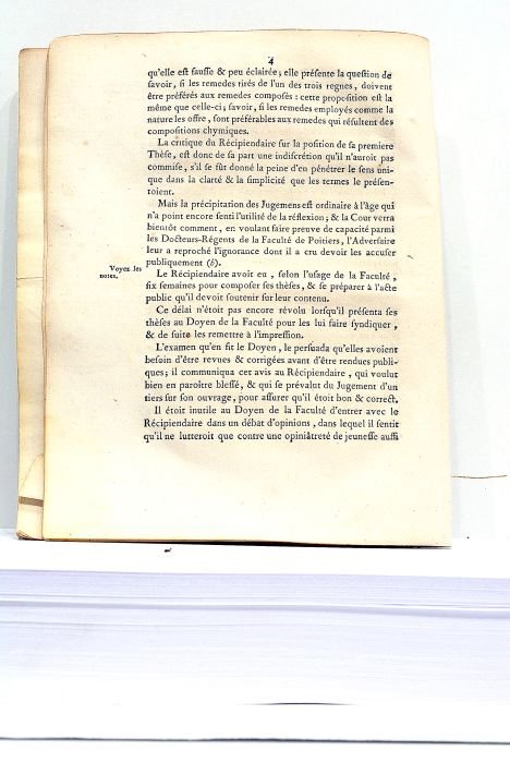 MEMOIRE SIGNIFIE pour les Docteurs-Régens de la Faculté de Médecine …