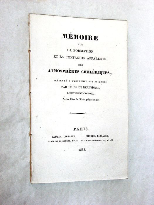 Mémoire sur la Formation et la Contagion apparente des Atmosphères …
