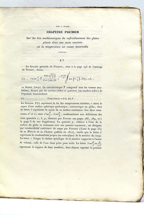 Mémoire sur la loi du refroidissement des corps sphériques et …