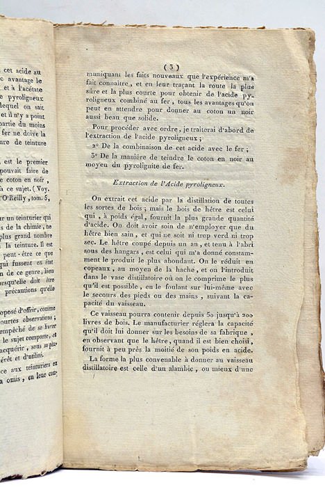 Mémoire sur la Teinture en Noir du Fil et du …