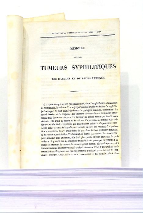 Mémoire sur les tumeurs syphilitiques des muscles et de leurs …