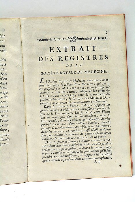 Mémoire sur les Vertus, l'Usage et les Effets de la …