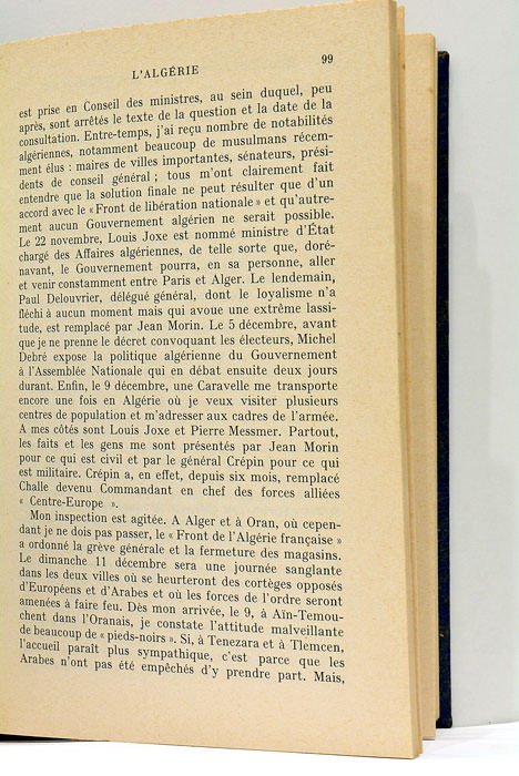 Mémoires d'Espoir. Le Renouveau 1958-1962.
