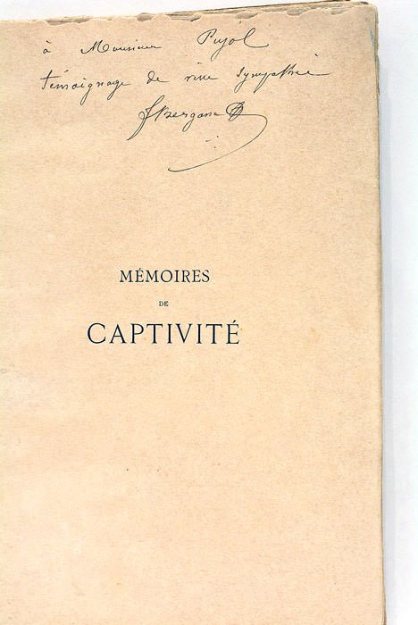 Mémoires de Captivité.