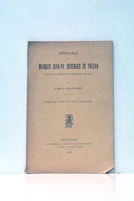 Mémoires du Maquis J.-Fr. Bérenger de Thésan. Extrait de la …