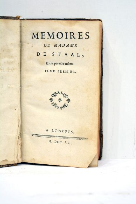 Mémoires écrits par elle-même.