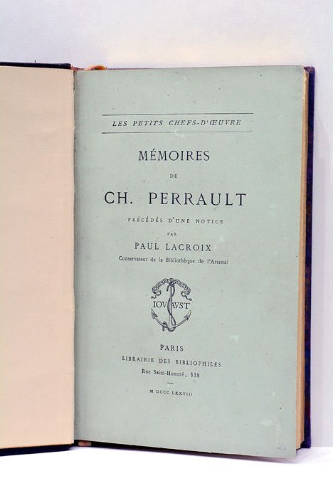 Mémoires précédés d'une notice par Paul Lacroix.