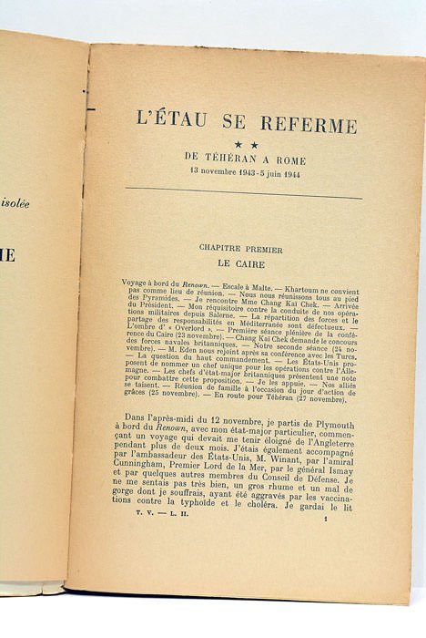Mémoires sur la deuxième Guerre Mondiale. L'Étau se referme. De …
