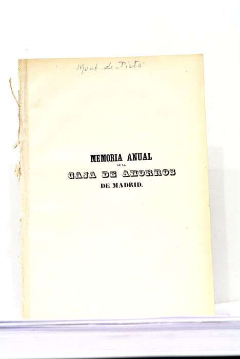 MEMORIA ANUAL de la Caja de Ahorros de Madrid y …
