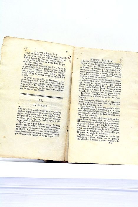 MENUES PENSÉES de M.L.