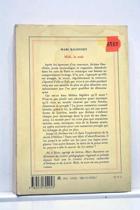 Midi, la nuit. Roman.