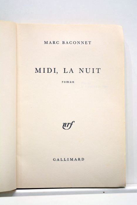 Midi, la nuit. Roman.