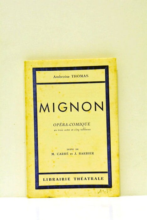 Mignon. Opéra-comique en trois actes- Musique de Ambroise Thomas. Texte …