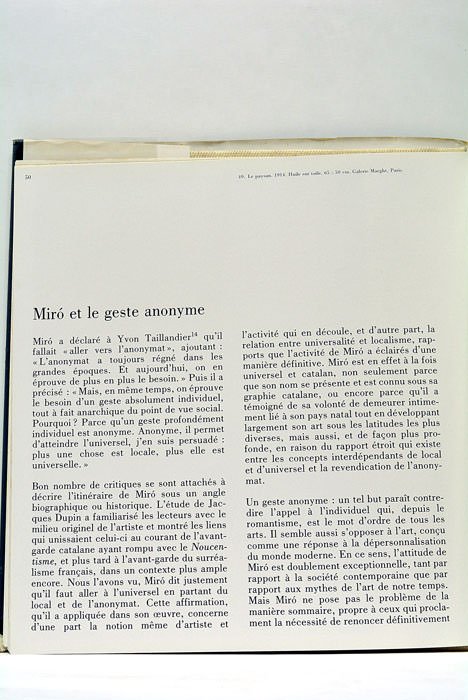 Miró, Catalan Universel.