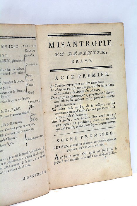 Misantropie et Repentir, drame en cinq actes, en prose, traduit …